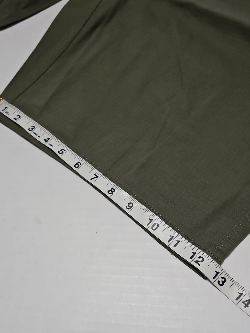 Weatherproof Olive Ripstop Utility Shorts With Cargo Pocket Size 40W - Picture 10 of 14